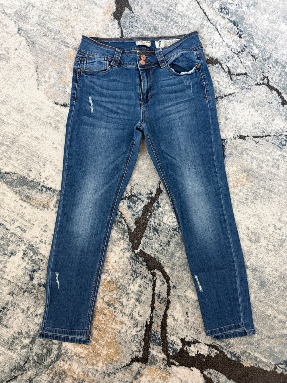 Indigo Rein Medium Blue Skinny Jeans